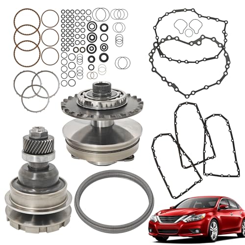 Yainetan RE0F10A JF011E Transmission Rebuild Kit 30T Pulley Set Chain Belt Fits for Nissan Rogue Altima Maxima Sentra X-Trail For Jeep Compass Patriot For Dodge Caliber 901047 33710NK-8