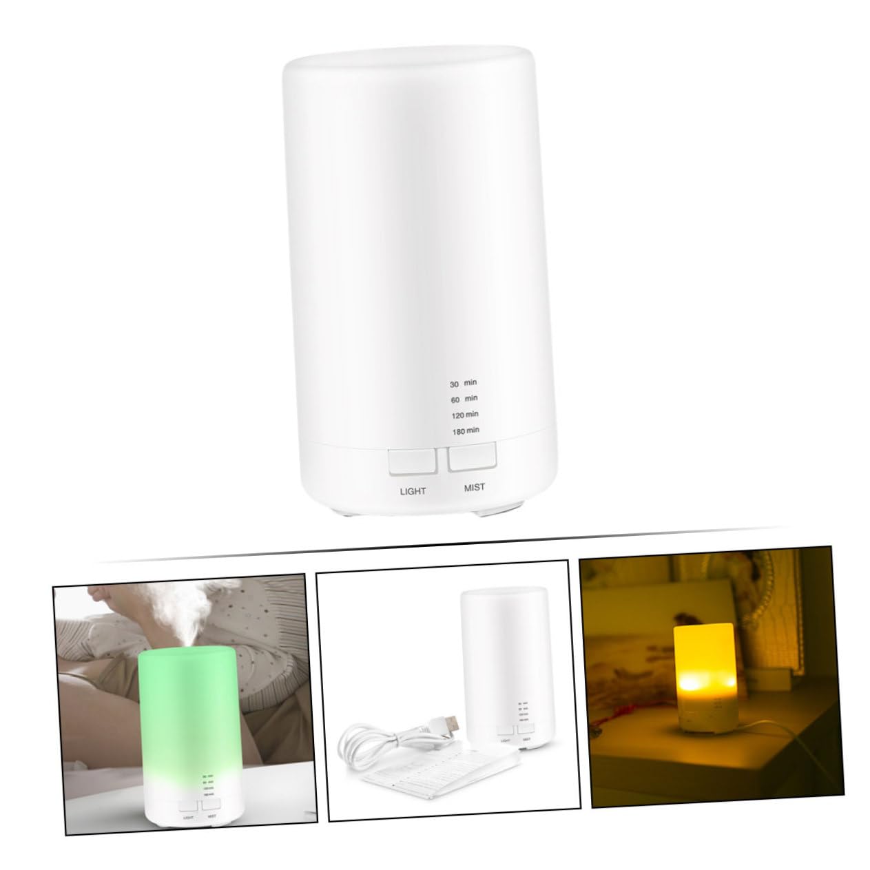Difusor De Aroma Hogar 70 Ml USB Silencioso Multicolor, Humidificador De Aromaterapia Compacto 5v, Adecuado para Oficina y Relajación