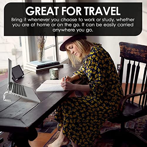 Innovasive-Laptop-Stand-for-Desk-Ergonomic-Laptop-Riser-Portable-Laptop-Stand-Aluminum-Laptop-Holder-Compatible-with-10-173-inch-Laptops-Silver