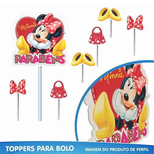 Kit Festa Facil Minnie Em Eva Licenciado
