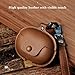 Headphones Cases for Airpods Pro 2 Case Cover,Bluetooth Earphone Protective Cover Business PU Leather Earphone Case with Lanyard