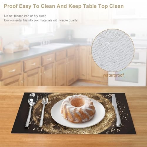 Sets de table chic pour repas en intérieur et dîners en extérieur - 5