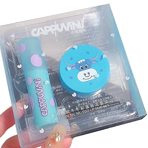 Piwine 2 Pcs Matte Lipstick Set, Natural Matte Velvet Lip Tint Smooth Crayon Lip Stain, Long Lasting Nude Brown Red Lip Mud Cheek Rouge Tint Cosmetics, Dual-Use For Lips And Cheek #TOP10