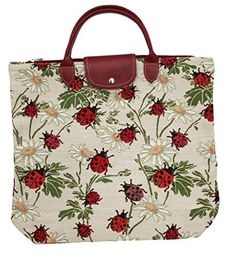 Signare Tapestry Foldable Tote Bag Reusable Shopping Bag Grocery Bag