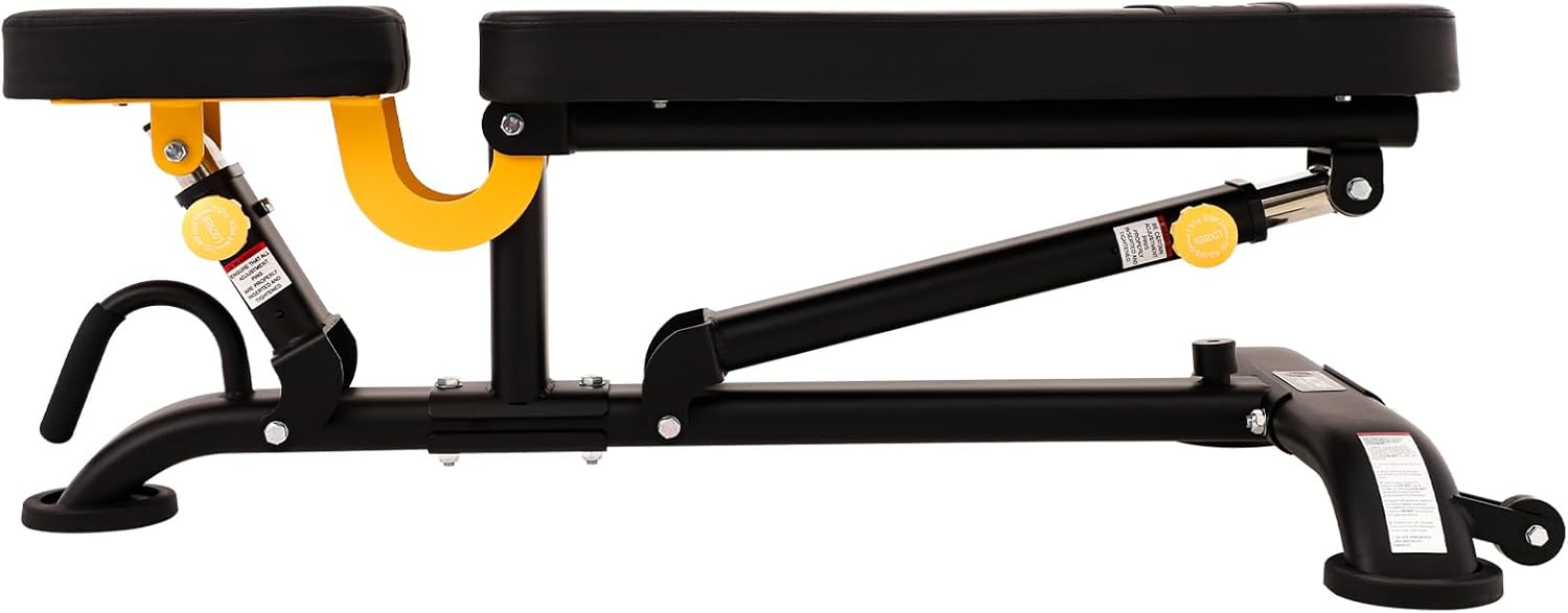 Altas Strength Adjustable Utility Bench Multi Functional Stations Home Gym With Incline Flat Decline Bench Smith Machine Light Commercial Equipment 3039