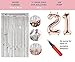 21st Birthday Party Balloons and Decoration Bundle - 43 Pieces Party Supplies and Balloons All in One Set - Rose Gold Happy Birthday Balloons, 21 Number Balloons, Air Pump