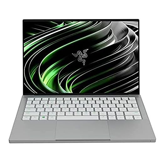 Razer Book 13 - Ordenador portátil de 13.4" FullHD 60Hz Intel Core i7-1165G7, 16GB RAM, 256GB SSD, Iris Xe, Windows 10 Mercury - QWERTY Español