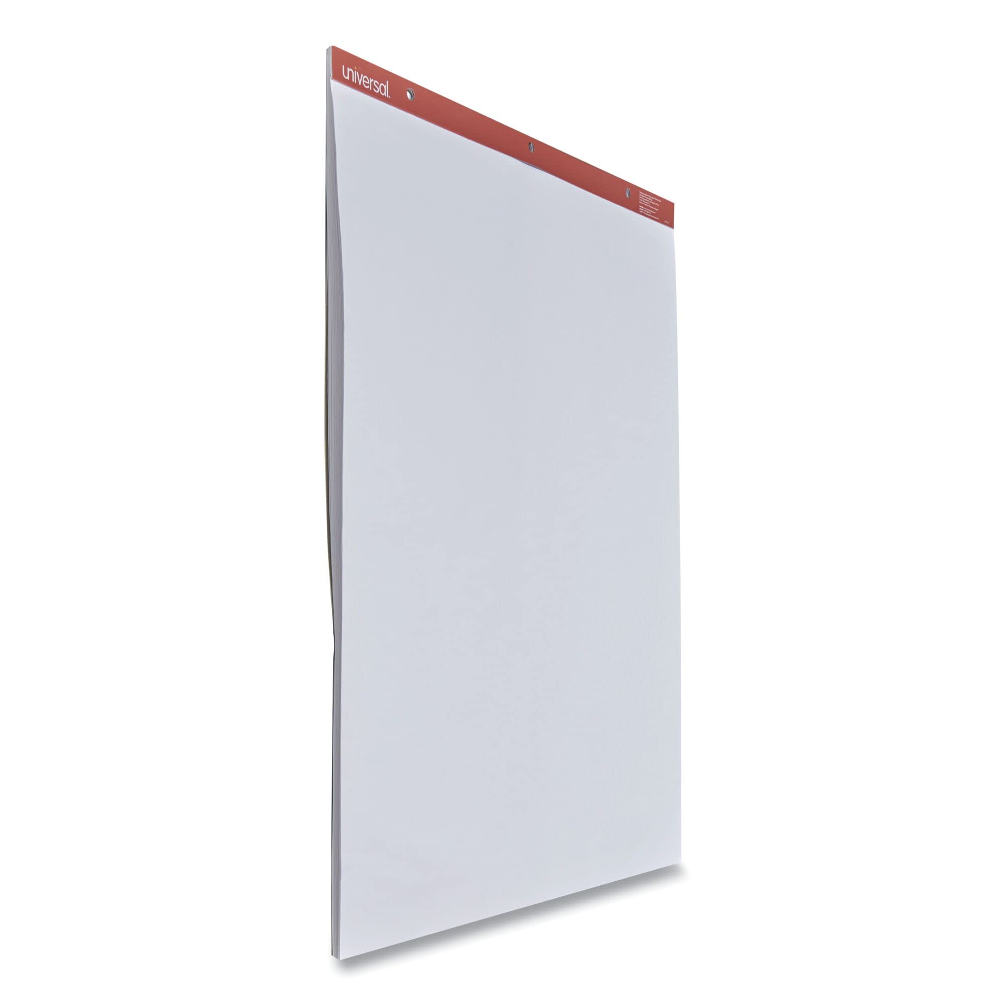 Universal UNV35600 Unlinierte Staffeleiblöcke/Flipcharts, 68,6 cm x 86,4 cm, Weiß (50 Blatt, 2/Karton)