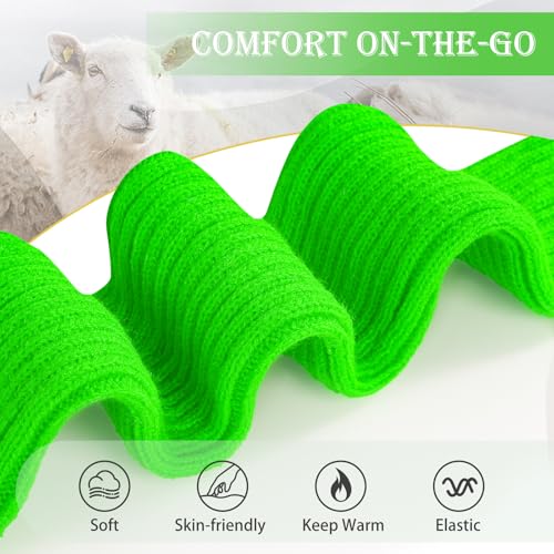 Image of Pleneal Leg Warmers for Women 80s Y2k, Ribbed Knit Long Socks LegWarmer