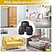 Ezprotekt 24 Pcs Small Silicone Chair Leg Floor Protectors for Hardwood Floors, Felt Furniture Pads Covers, Bar Stool Floor Protectors Caps for Chair Sliders - No Scratches (Fit 0.63