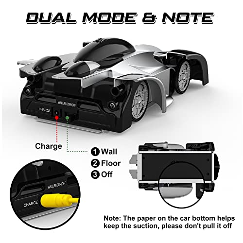Aomifmik Wall Climbing Remote Control Car, Dual Mode 360° Rotating Rc Stunt Car With Headlight, Rechargeable Toys For 3 4 5 6 7 8-12 Year Old Boys Girls Kids #TOP3