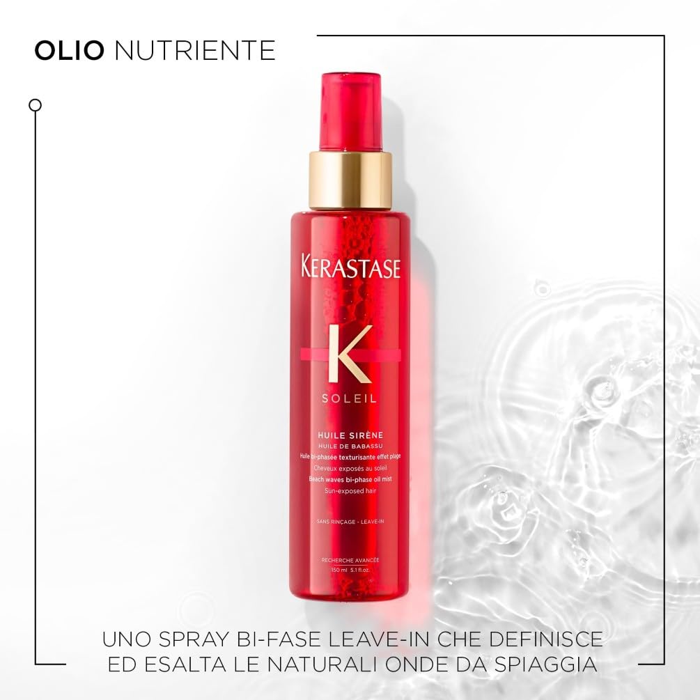 Kérastase Soleil Olio con Protezione UV Huile Sirène Trattamento Senza Risciacquo 150 ml
