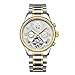 Produktbild Herren Armbanduhr Automatisch-mechanische - Multifunktionslicht, Mondphase - Edelstahlarmband - Saphirglaslinsen - Mechanisches Uhrwerk -wasserdichte Armbanduhr@Gold weiß