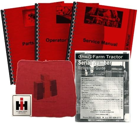 Farmall 504 Deluxe Tractor Manual Kit