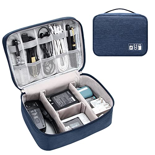 YOUBDM Electronics Organizer Travel Cable Organizer Bag Waterproof Portable Digital Storage Bag Electronic Accessories Case Cable Charger Organizer Case