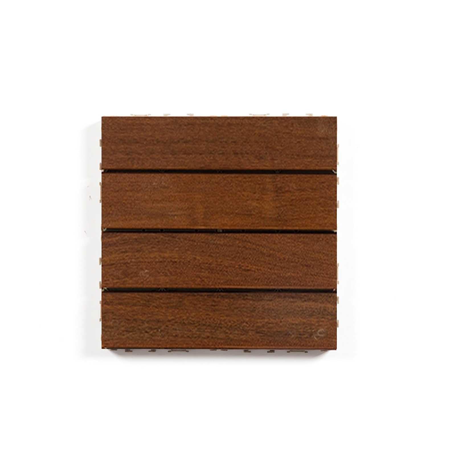 Piastrelle per pavimenti ad incastro per esterni, impermeabili, antiscivolo, per patio, erba, sporco, balcone, uso interno, confezione da 10