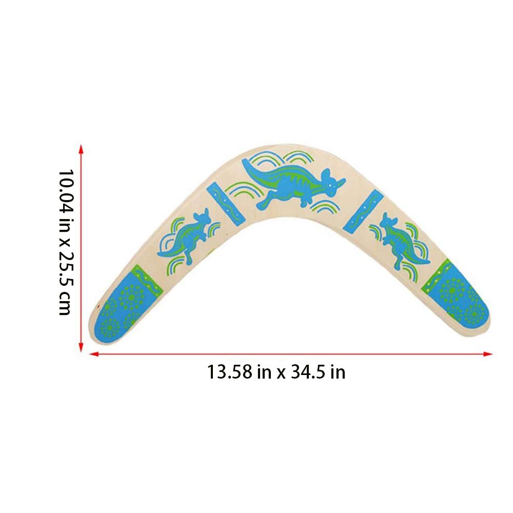 Boomerang Volante Flying Boomerang in Legno a Forma di V Giocattolo in Legno per Sport all'Aria Aperta Boomerang Volante per Bambini e Adulti Boomerang All'aperto Sport Regalo Giocattolo