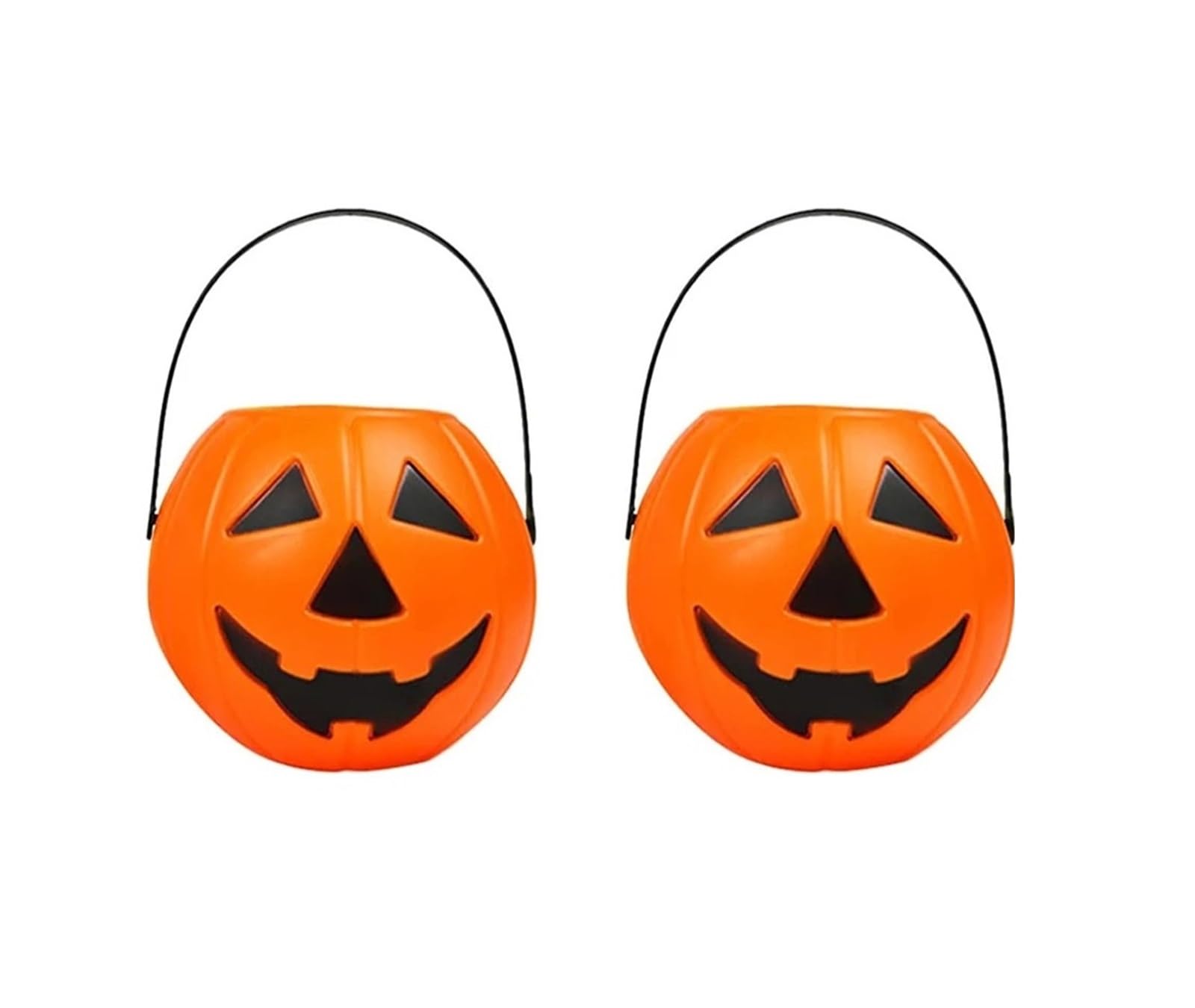 2pcs Halloween Pumpkin Candy Bucket
