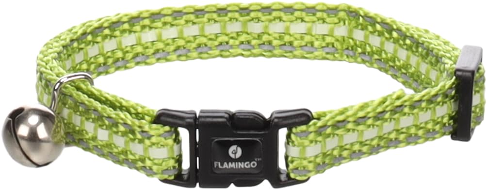 Cat Collar Jinxy Light green 20-34cm 10mm