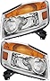 For Nissan Armada Headlights Lamps Set 2008 2009 2010 Halogen Driver and Passenger Side