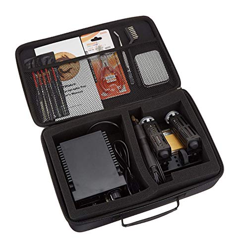 TRUArt Stage 2 Dual Pen Professional Woodburning Detailer 60W Tool with Digital Temperature Control, 40 Tips and Case