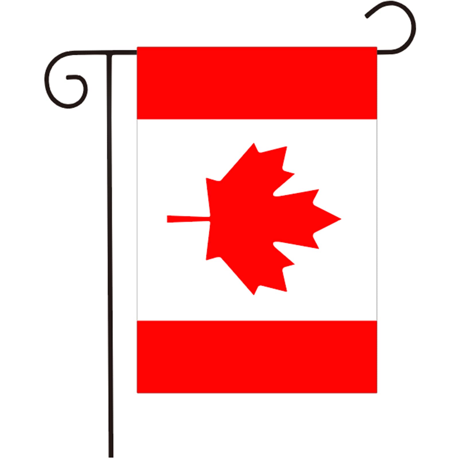 Canada Garden Flag 12x18 Double Sided Outdoor-Canadian Flags Heavy Duty Vivid Color Yard Flag Lawn Canada Day Decorations Gift Outdoor Indoor House Decor