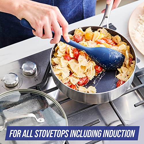 Blue-Diamond-HD-Stainless-Steel-Clad-Pro-10-Piece-Cookware-Pots-and-Pans-Set-Diamond-Infused-Ceramic-Nonstick-PFAS-Free-Dishwasher-Safe-Oven-and-Broiler-Safe-Silver