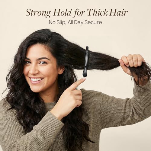 Pinzas para cabello 4 unidades, negras, 4.3 pulgadas miniatura 5