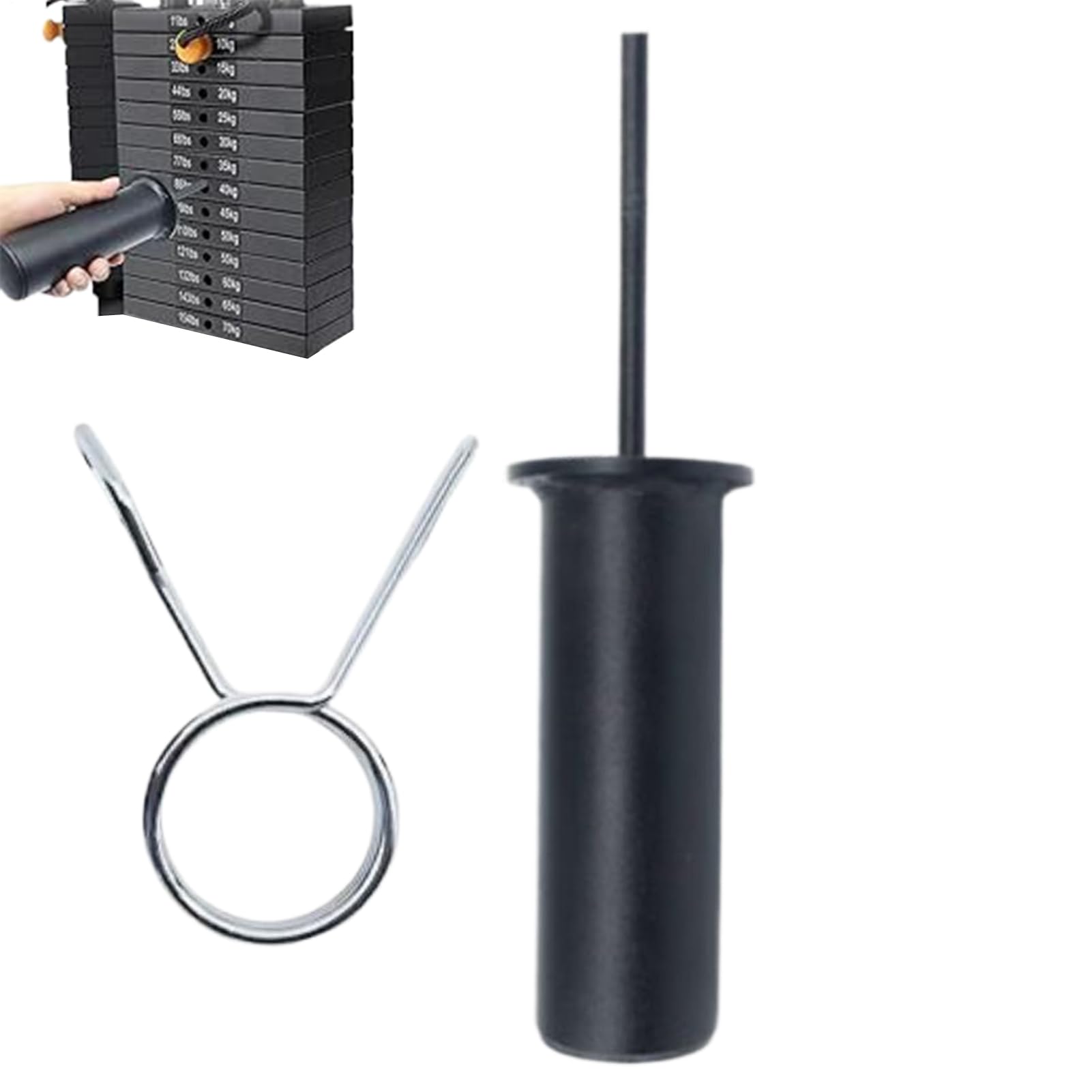 Épingles de gym pour pile de poids de 10mm en métal robuste pour musculation - 8