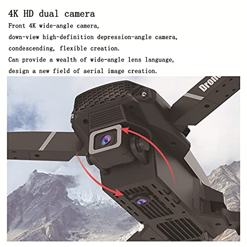 XYSQWZ 4K-Hd-Drohne, Luftaufnahmen, Dual-Kamera, Vierachsiges, Klappbares, Ferngesteuertes Flugzeug, Automatische… – Bild 6
