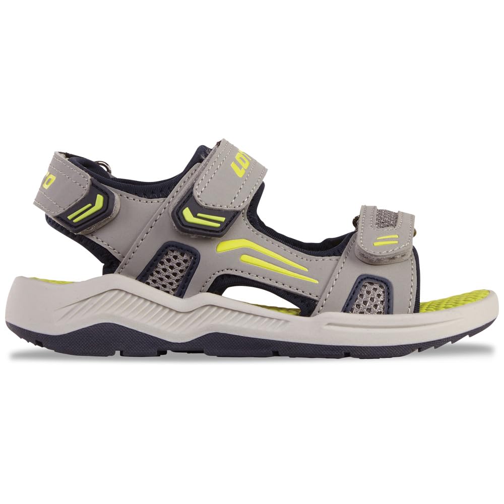 LOTTO Boys' Morlanda K Sports Sandals, Grey navy, 1.5 UK