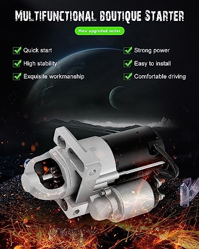 Image of SCITOO Starters New Compatible for Chevrolet Avalanche 1500 2003-2006 5.3L Express Vans 2004-2007 4.8L 5.3L Silverado 1500 2003-2008 5.3L 2004-2008 4.8L SSR 2003-2004 5.3L 6494N