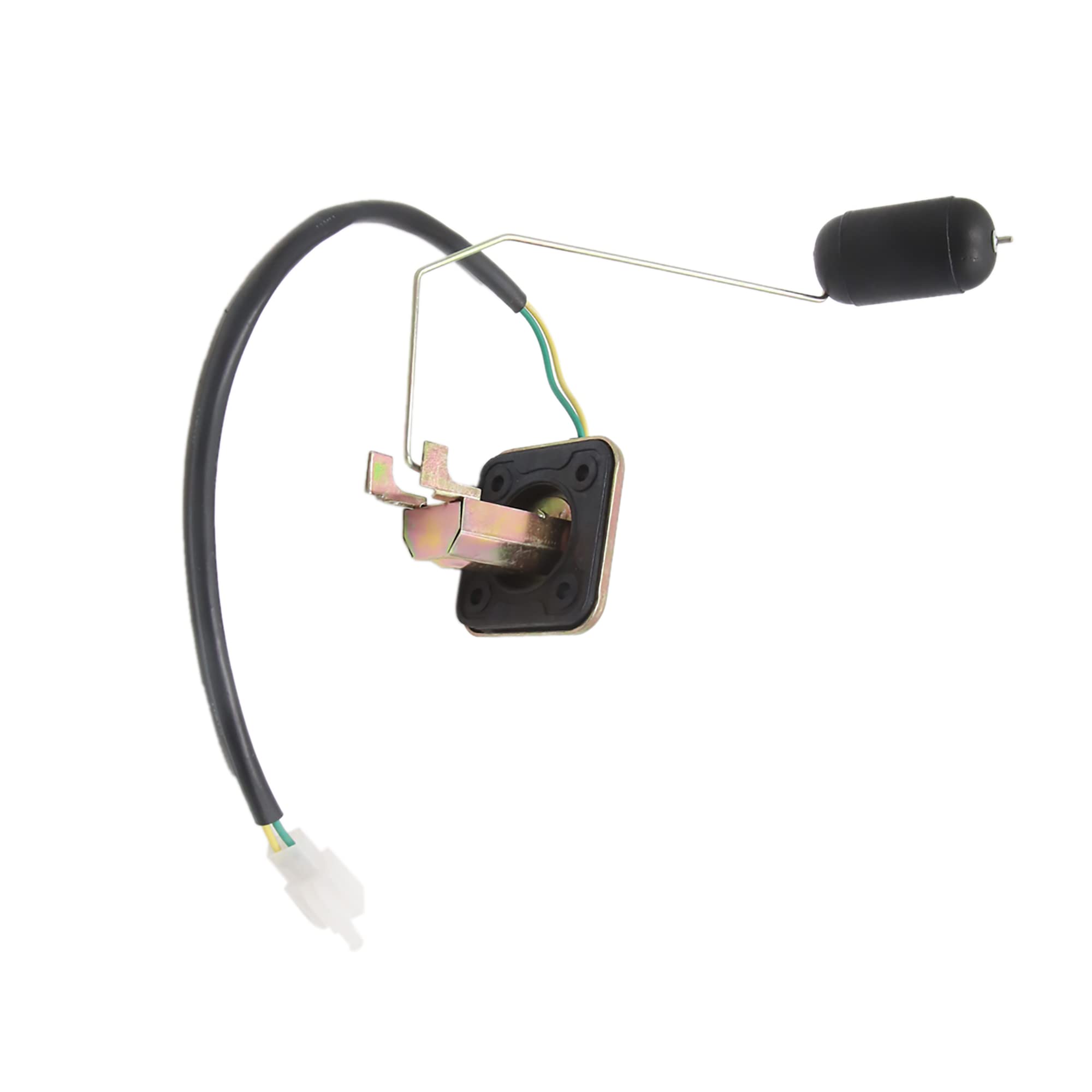 A ABSOPRO Sensore di Livello Galleggiante Serbatoio Carburante per Moto Scooter per Yamaha YBR125 Plastica Nera