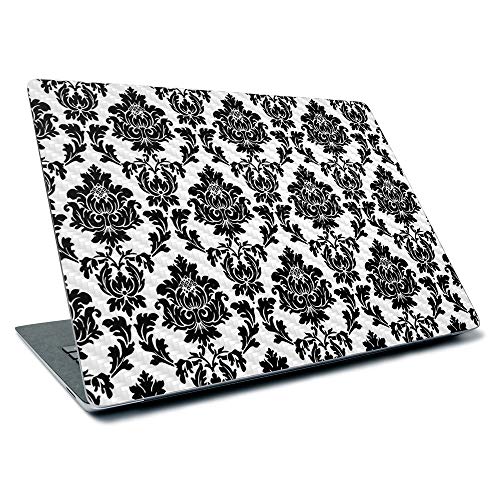 Image of MightySkins Carbon Fiber Skin for Microsoft Surface Laptop 3 13.5 inch (2019) - Vintage Damask,Textured Carbon Fiber Finish,Easy to Apply, Remove, and Change Styles,