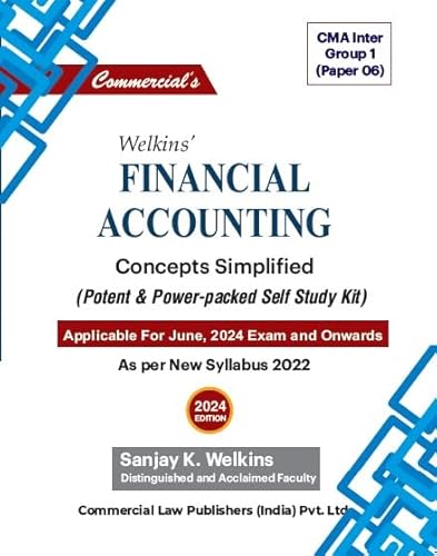Financial Accounting CMA Inter (G 1 Paper 6) Concept Simplified (Potent &amp; Power-packed Self Study Kit)