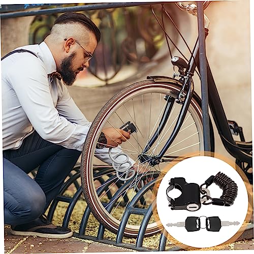 Candado para casco de bicicleta y moto con cable de bloqueo de seguridad 7