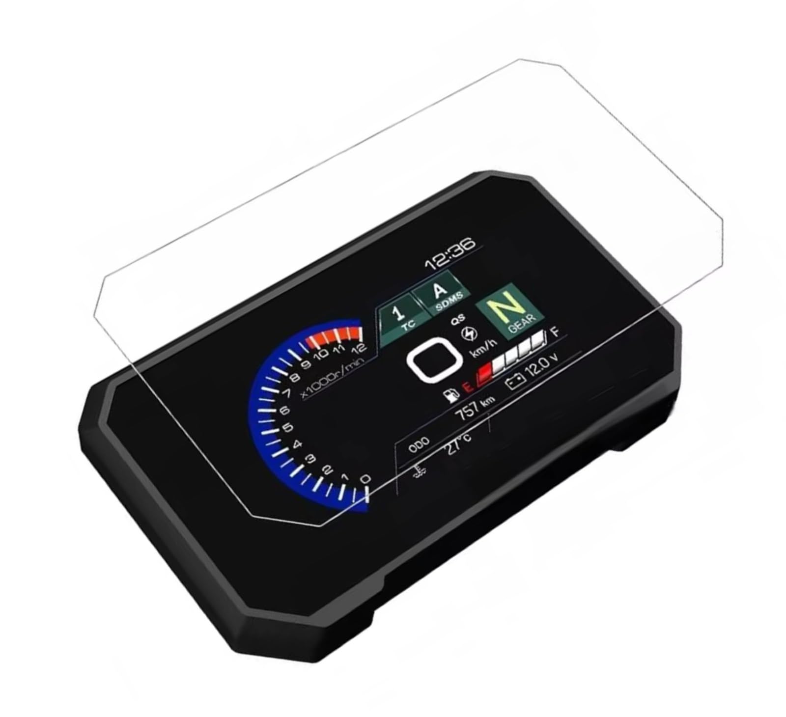 Folie Motorrad Display Kompatibel Mit Suzuki Für GSXS1000 2025–2026 Motorrad-Displayschutzfolie Instrumenten-Cluster-Schutzfolie TFT-Display