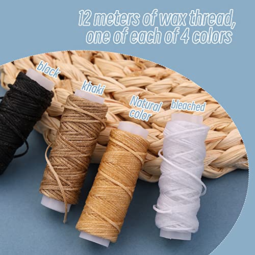 image for JUPEAN 33 Pcs Bookbinding Kits 4 Pcs Bone Folder Paper Creaser Paper F