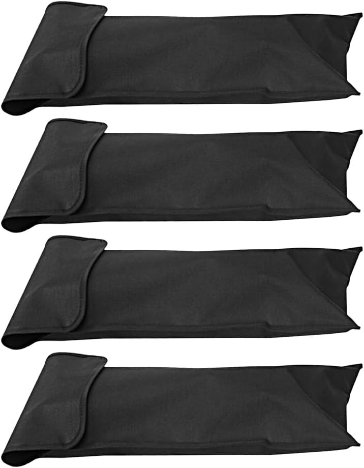 Hemoton 4pcs Grill Utensil Storage Bag, BBQ Tool Storage Bags, Barbecue Hardware Tool Holder Pouch,Oxford Cloth Grill Accessory Storage Bag,Grilling Bags for Outdoor Grilling,Barbecue Tool Holder Bags