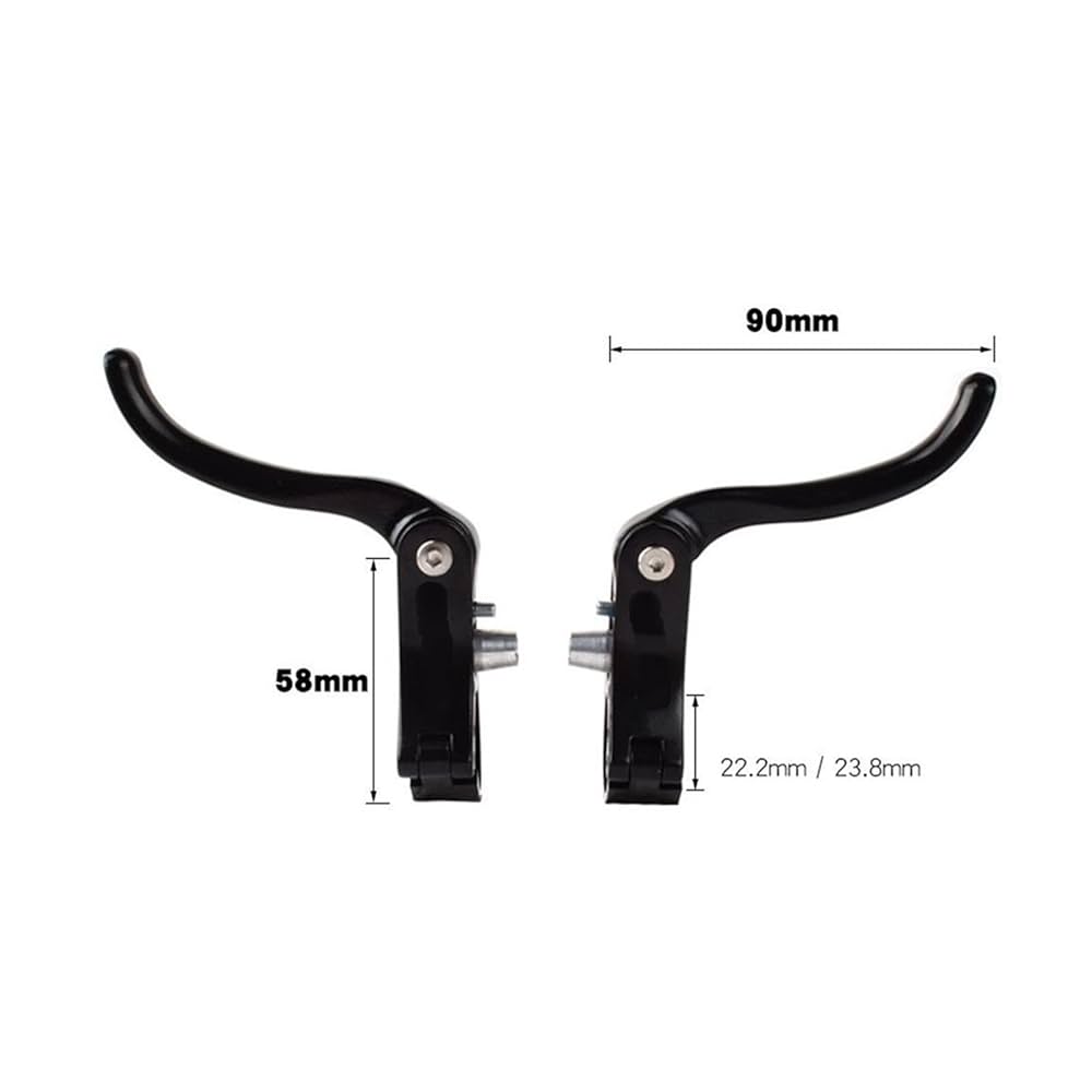 ハンドル、ステム、ブレーキレバー Amazon.co.jp: 1 ペア自転車ブレーキレバー 23.8/22.2mm 自転車