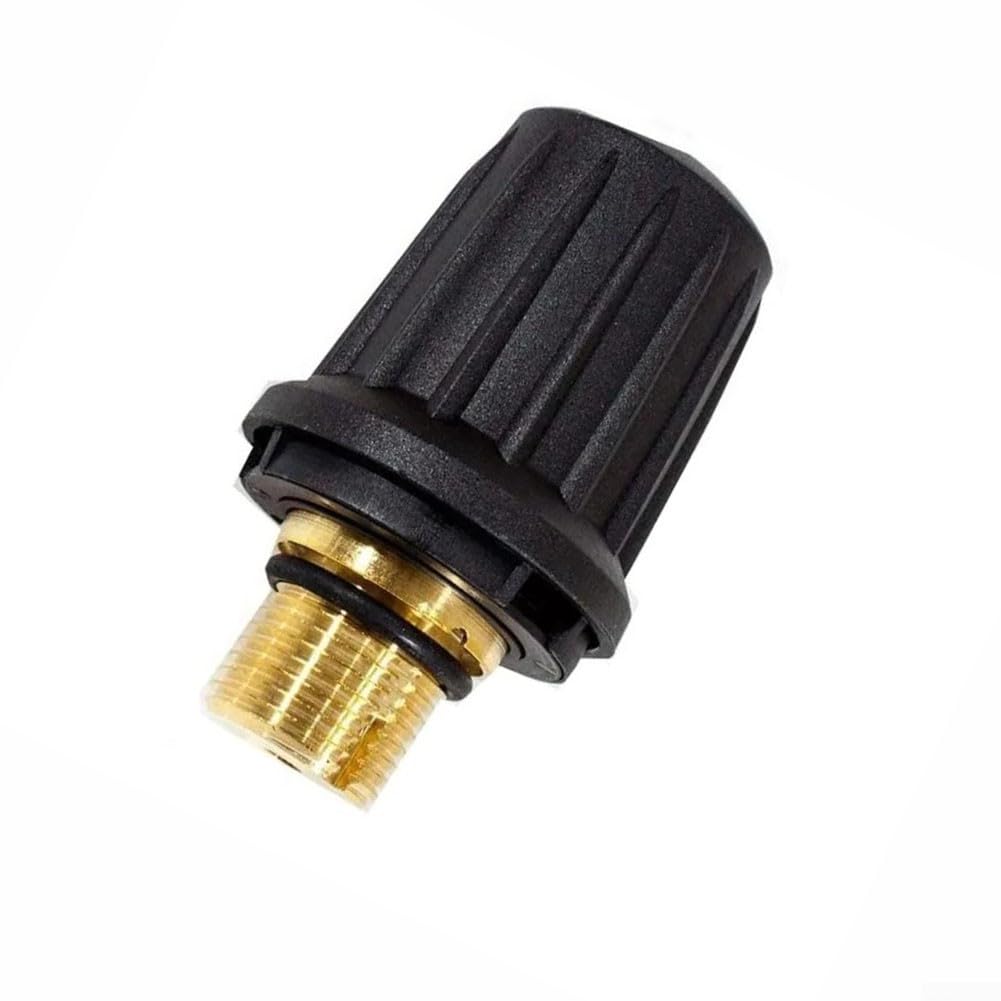 Tapa de tanque de latón para limpiador de vapor para Karcher SC1 SC2 SC2D CTK10, cubierta de válvula de seguridad con sellado superior, tapa de metal resistente a la corrosión, fácil de instalar