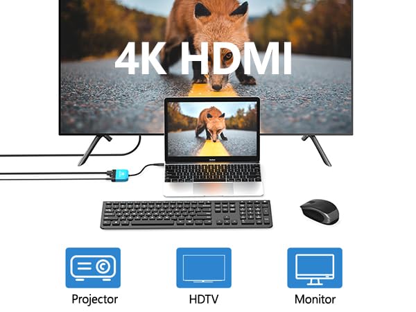 Image of RREAKA Switch 2 Dock for Nintendo Switch 1 /2 & Steam Deck, 4K@60Hz HDMI TV Adapter, Portable Travel Docking Station with USB 3.0 & 100W PD Fast Charging