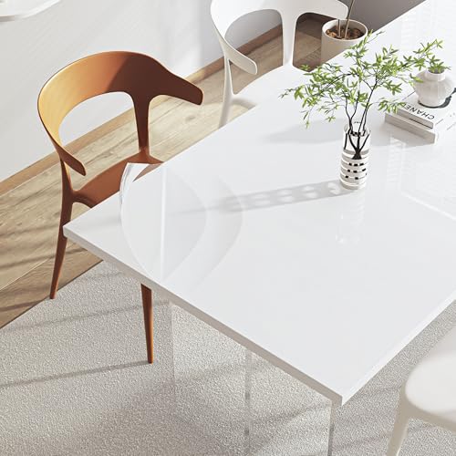 Abyssaly Klebefolie Transparent Wandschutzfolie, Selbstklebend Folie für Buchfolie, Durchsichtige Klebefolie Möbel, Wasserdicht Spritzschutz Küchenwand 30X200cm