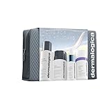 Dermalogica Home for the Holidays – Travel Essentials Kit for On the Go Skin Care, Includes Face Cleanser, Exfolaints, Serum, and Cream