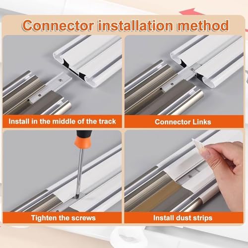 Tringle à rideaux double dorée haut de gamme fixation plafond