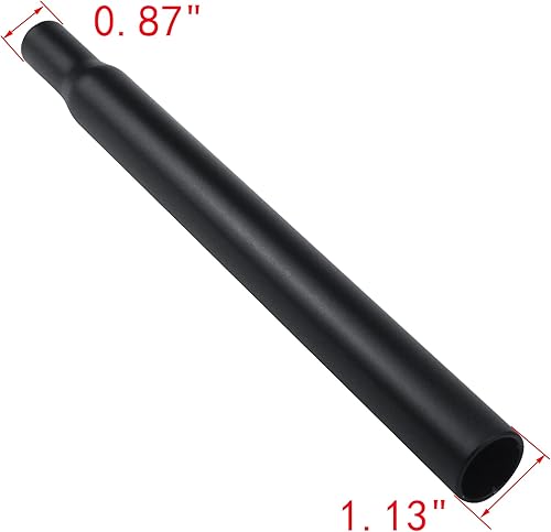 Miniatura 3 de MY MIRONEY 28.6 X 11.811 in Bike Seat Post Matte Black Bike Seatpost Aleación de aluminio Bicicletas Seat Post Reemplazo para Road & Mountain Bike