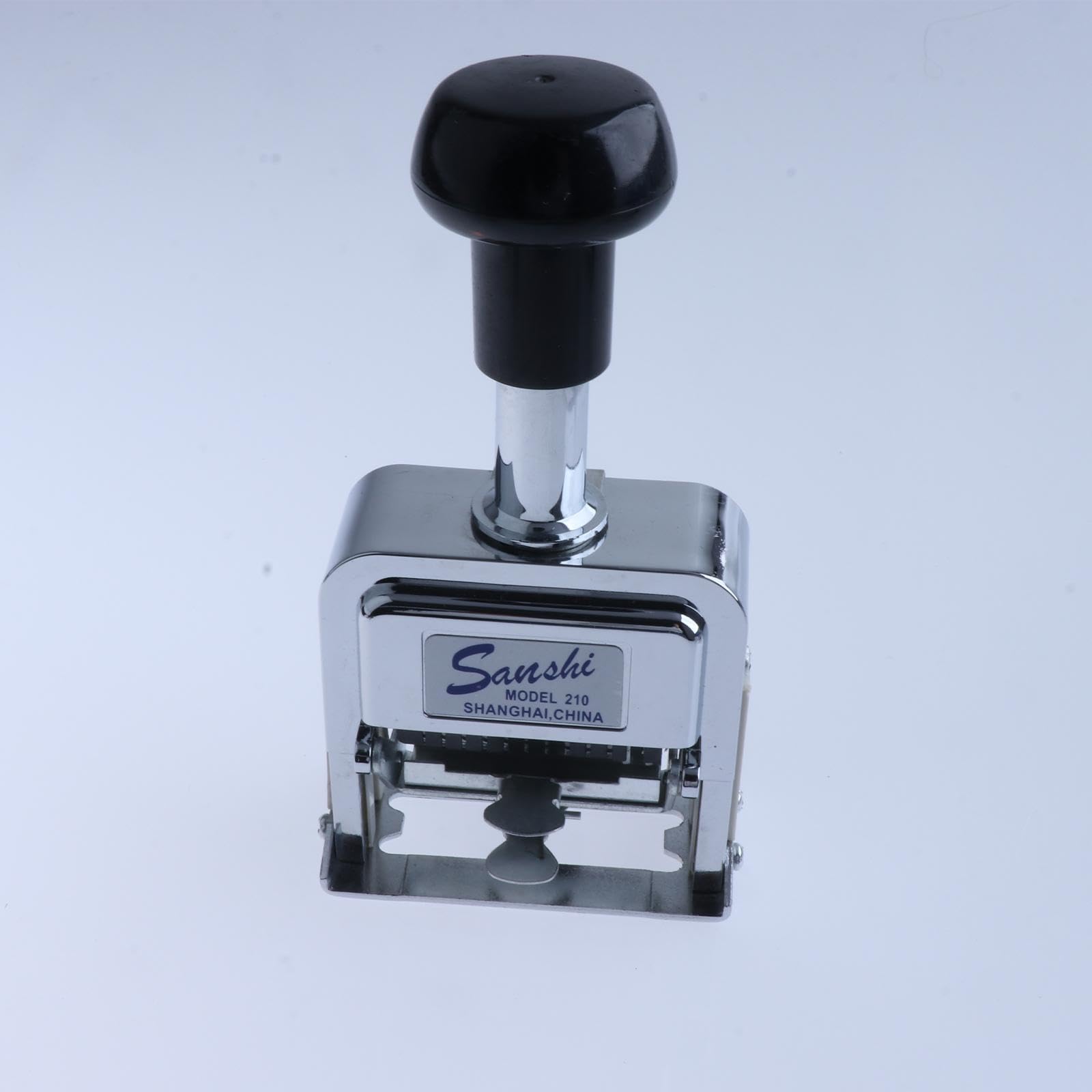 Numeratrice, Timbro Numerico Automatico, Ferro Da Stiro, Meccanismo Autoinchiostrante, Impugnatura Comoda, Robusto Bancone per Attrezzature Da Ufficio, 10 Cifre