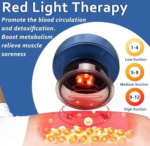3-In-1 Electric Cupping Massager With 12 Levels Of Suction & Heat, Safe & Easy To Use For Pain Relief & Deep Tissue Massage At Home #TOP6