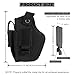 Gun Holster for Men/Women, Pistol Holster for Glock 43x Holster, IWB/OWB 9mm Holsters, 380 Gun Holster, Gun Holsters Fits Right/Left, Holsters Fits Glock 19, 17, 23, 26, 27, 42, 43, M&P Shield
