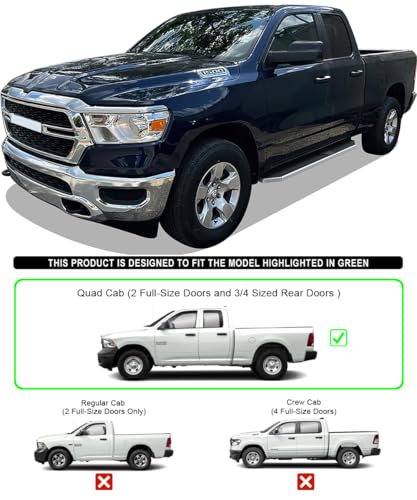 Estribos para Ram 1500 2019-2026 Acero Inoxidable 6in miniatura 2